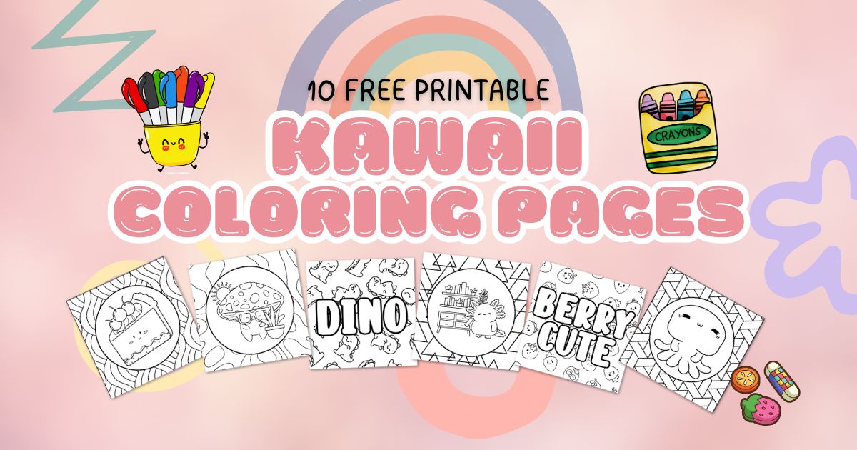 10 Free Printable Kawaii Coloring Pages You’ll Instantly Love
