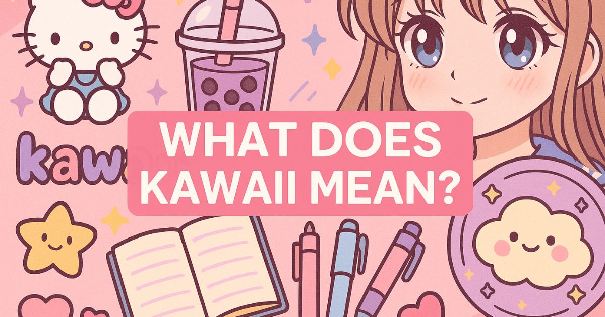 What Does Kawaii Mean? The Real Story Behind the Cute Aesthetic
